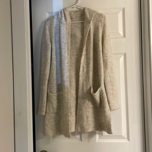 Cream sweater cardigan